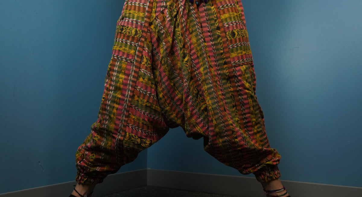 Orange Sun Harem Pants
