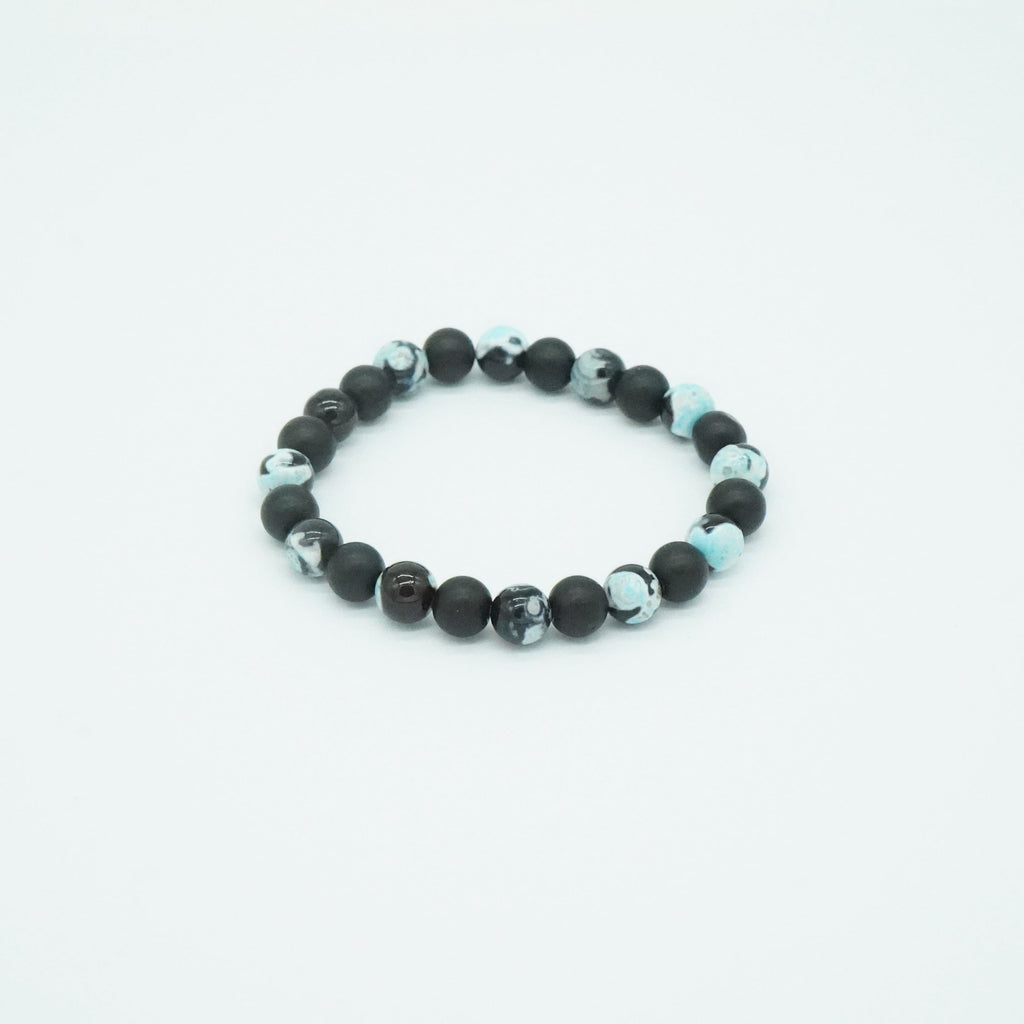 Multi Crystal - Obsidian Beaded