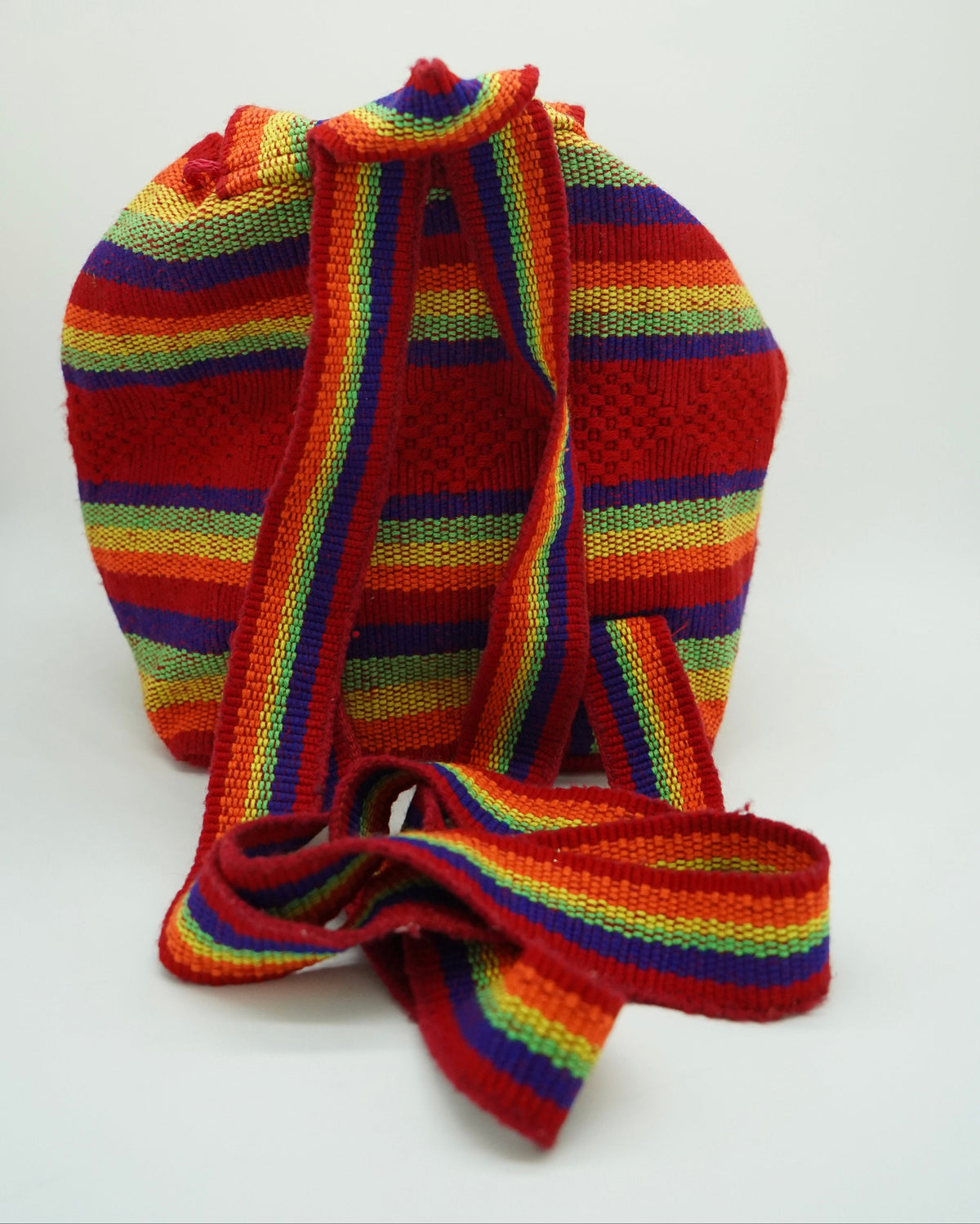 Mini Rainbow Guatemalan Backpack