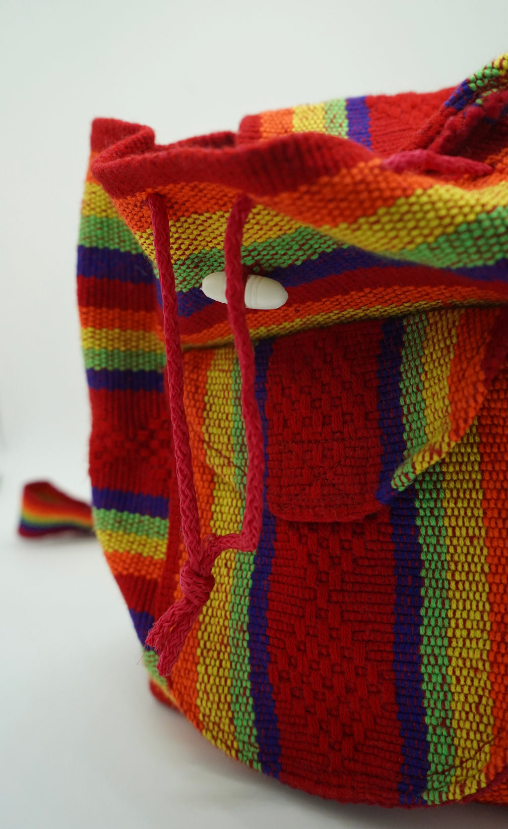 Mini Rainbow Guatemalan Backpack