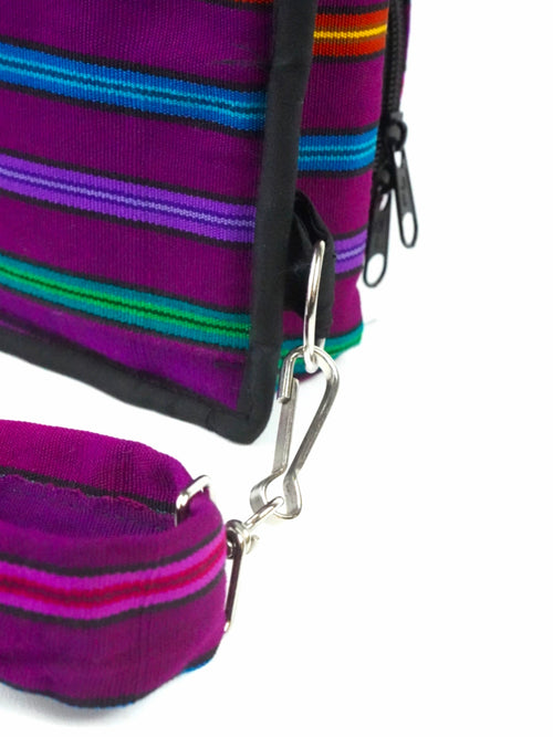 Amatista Cross Body Bag – Handwoven Cotton from Guatemala