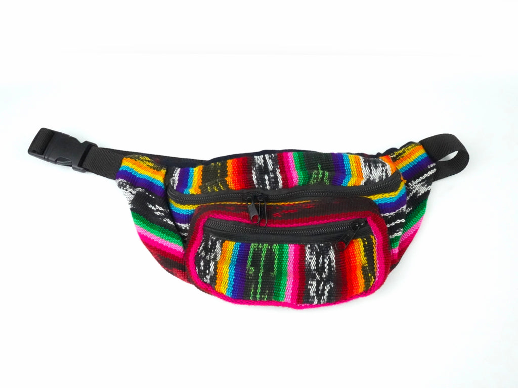 Rainbow Guatemalan Fanny Pack